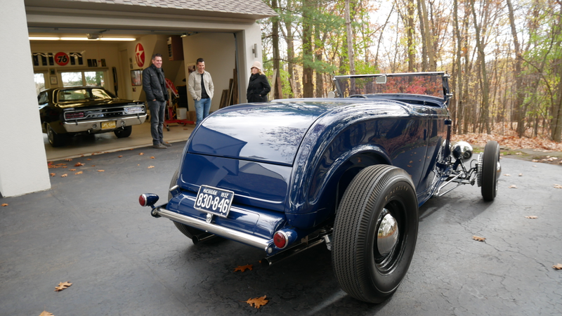 Head of Dodge/SRT Design Mark Trostle Stopped by with his Beautiful Ford Roadster to Hang out with us.